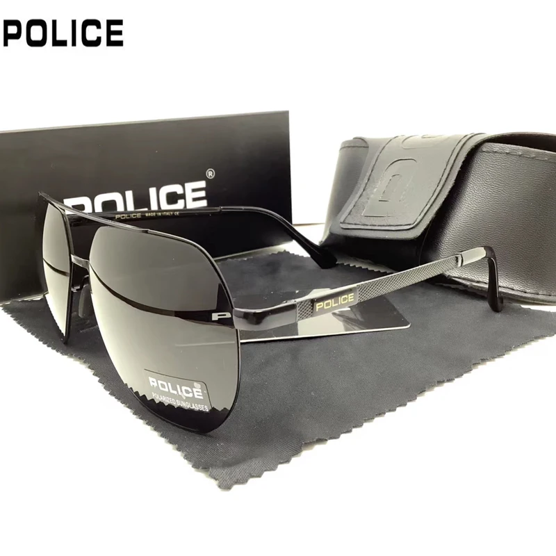 

POLICE 3889 Brand Designer Round Polarized Sunglasses Men Women Retro Sun Glasses Male Female Metal Frame Eyewear Driving UV400