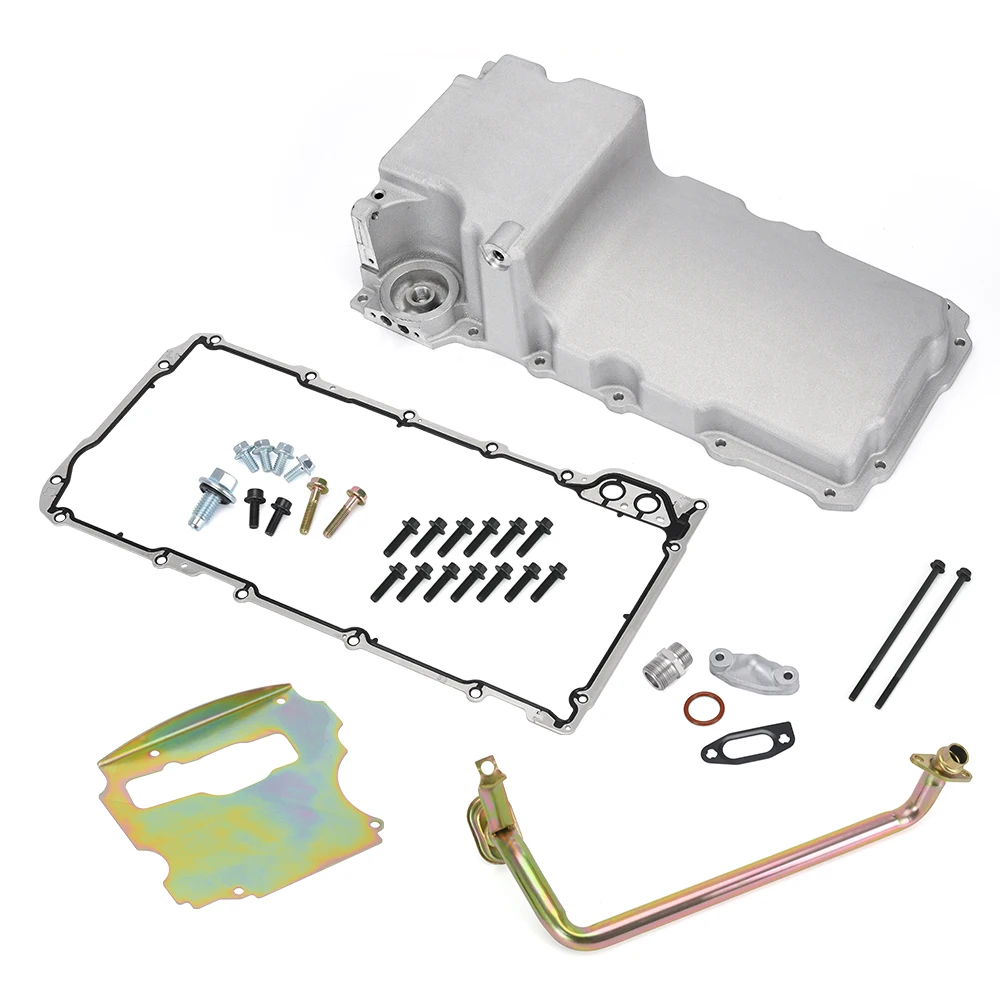 

LZ для LS Swap Conversion Масляный поддон Модернизированный комплект Низкопрофильный LS1 LS2 LS3 LS6 4,8 5,3 6.0L LZ-KIT09