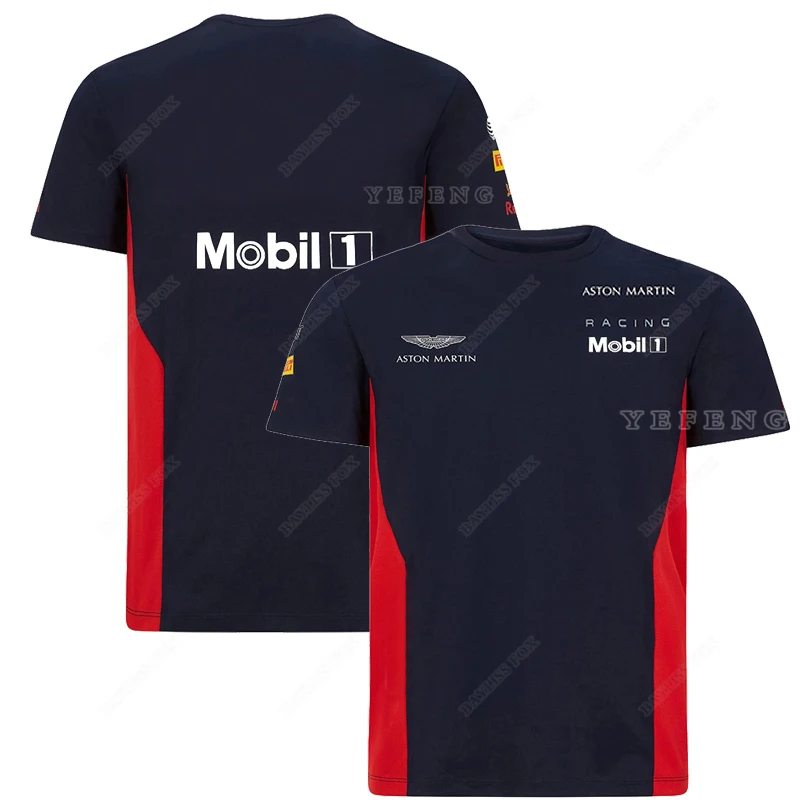 

2022 для Honda Aston Martin Red Color Bull Summer Motorsport F1 Футболка гоночной команды