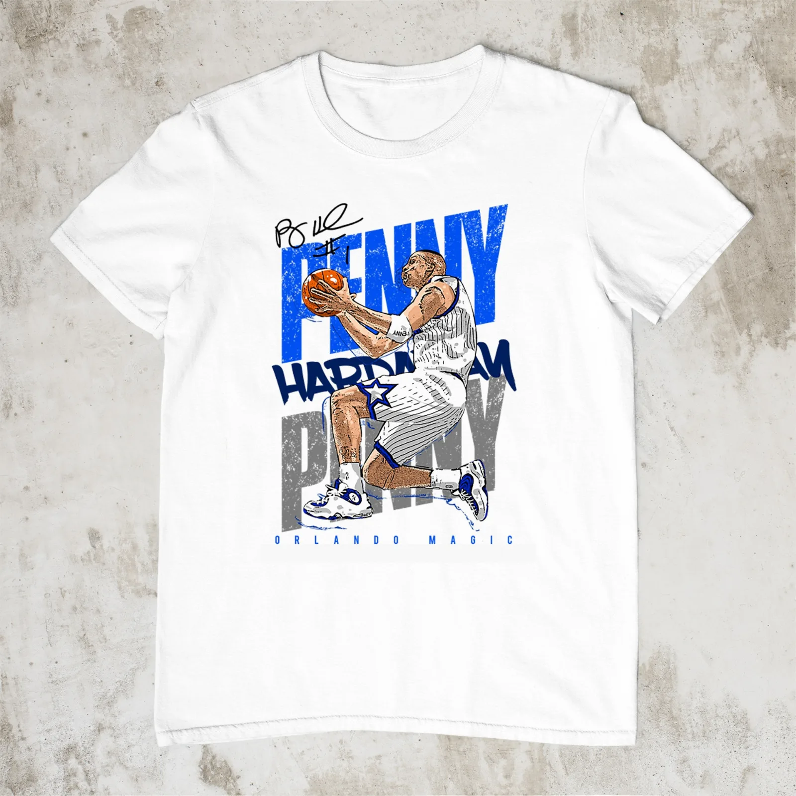 Футболка Penny Hardaway JJ4358 белая футболка унисекс все размеры от S до 5XL