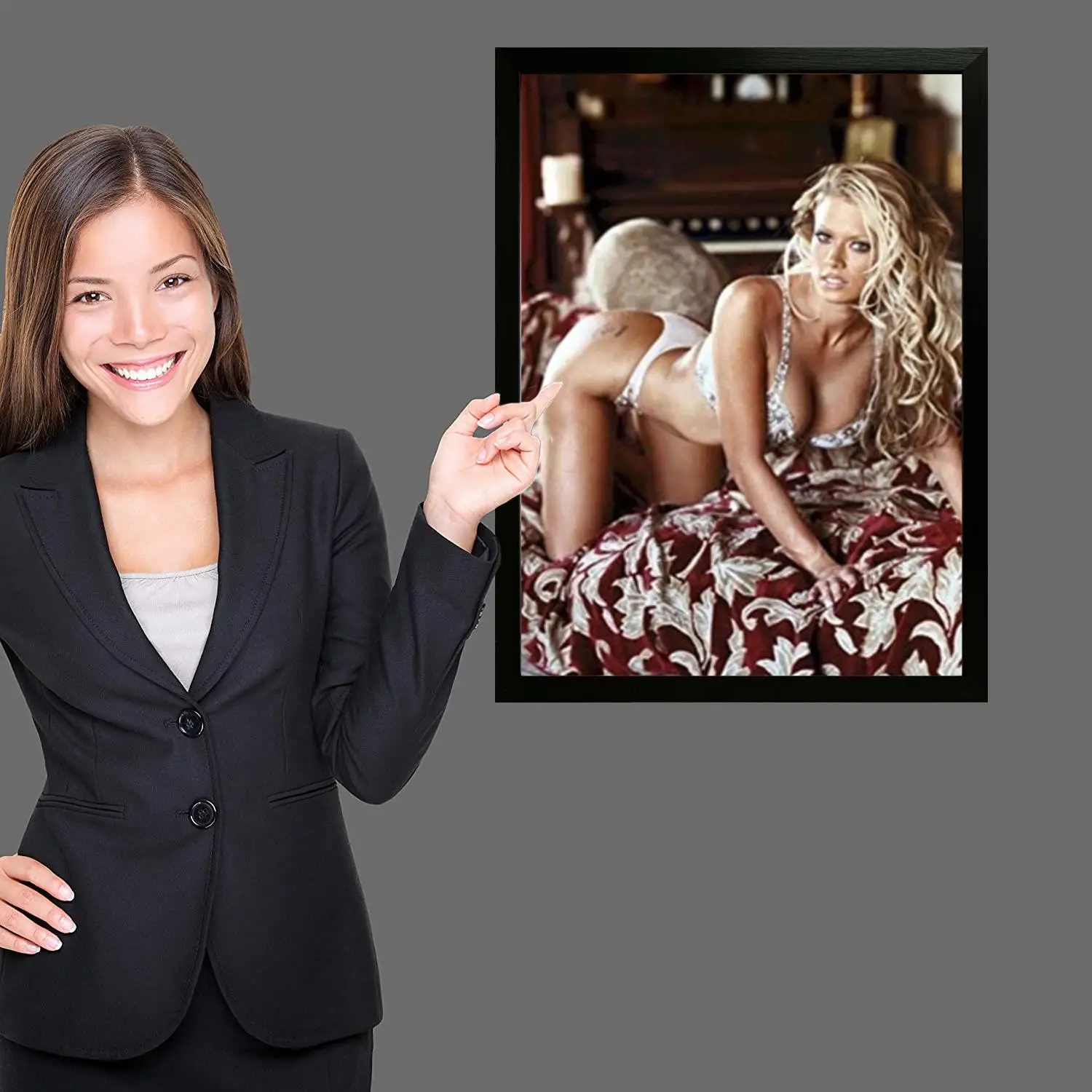 Плакат на холсте и настенное искусство jenna jameson печать с изображением современный