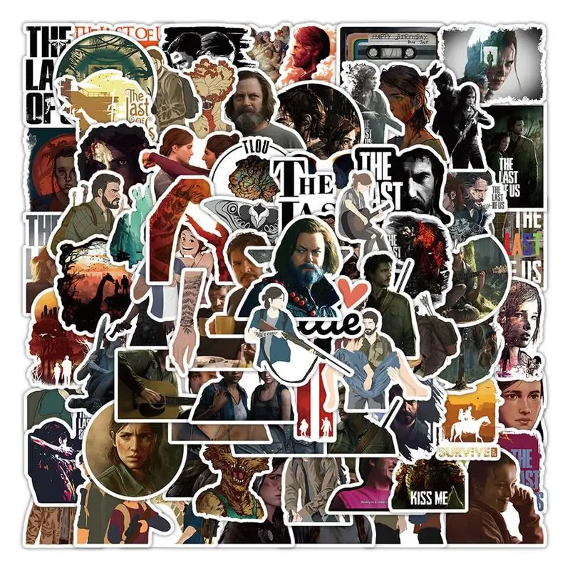 

TheLast Of Us наклейки Мультяшные персонажи аниме фильм смешные наклейки Скрапбукинг DIY ноутбук водонепроницаемый 100 шт./упаковка