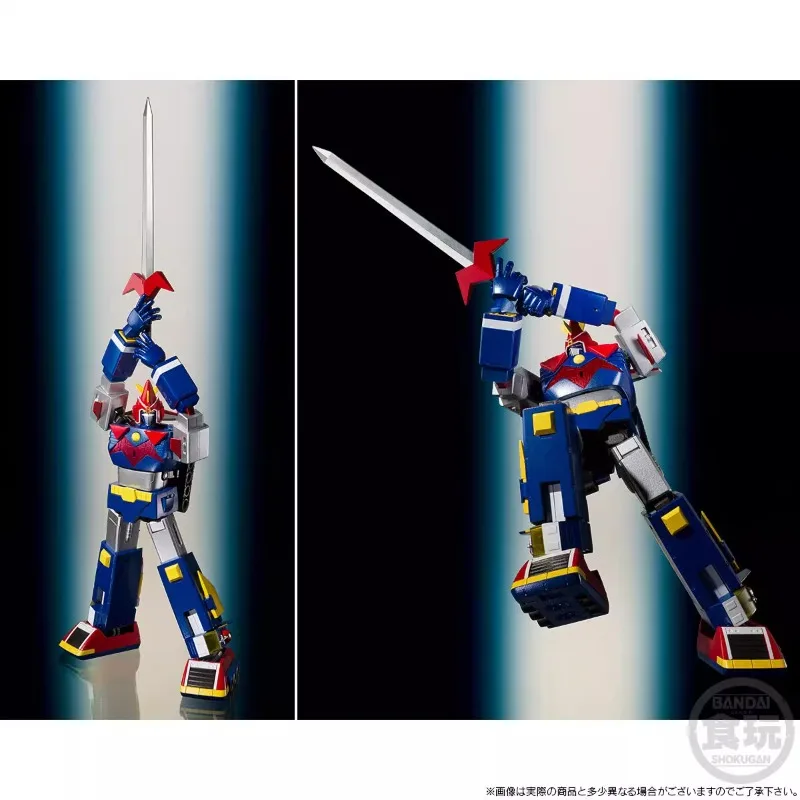 Фото BANDAI оригинальная суперэлектромагнитная машина SMP Voltes V робот SP набор специальное издание съемная сборная модель подарочная игрушка №4