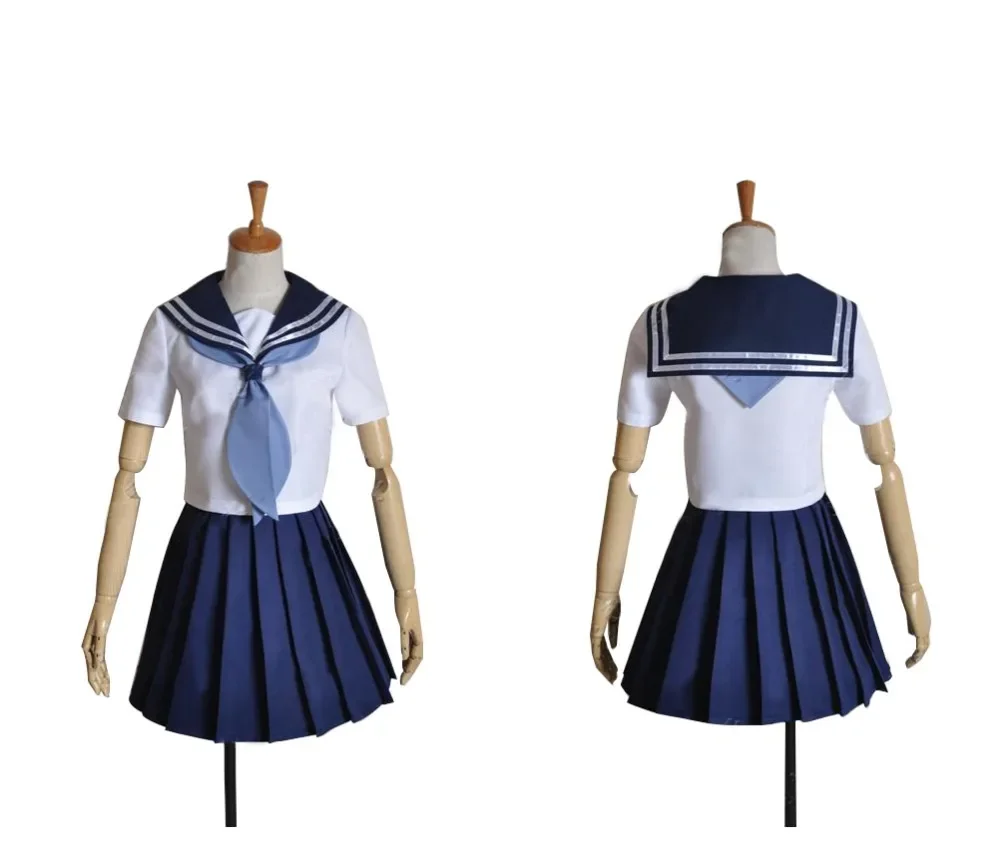Kisstyle модный костюм Hyouka Eru Chitanda для косплея летняя школьная форма с коротким