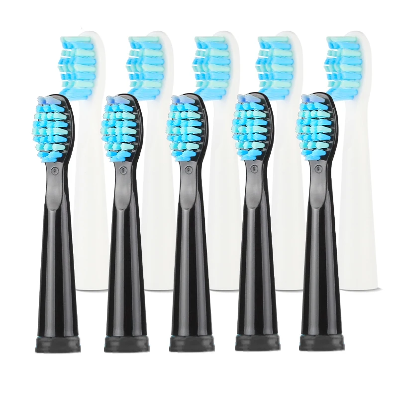 Electric Toothbrush Heads Sonic Replacement Brush Heads Fits for SG515/SG551/SG958/SG910/E2/E4/E9 with Faded Bristles Nozzles