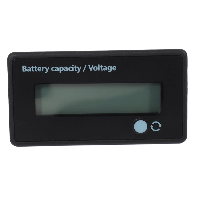 

12V 24V 36V 48V Battery Meter, Battery Capacity Voltage Indicator, Lead-Acid & Lithium Ion Battery Charge Discharge Monitor, for