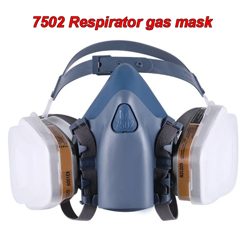 

7502 Gas mask Chemical Respirator Protective Mask Industrial Paint Spray Anti Organic Vapor 6001/2091 filter