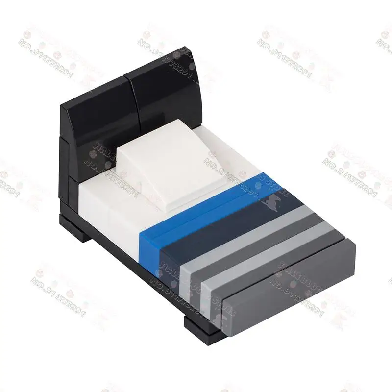 Город МОС серия мебели кровать ТВ диван детская коляска строительные блоки