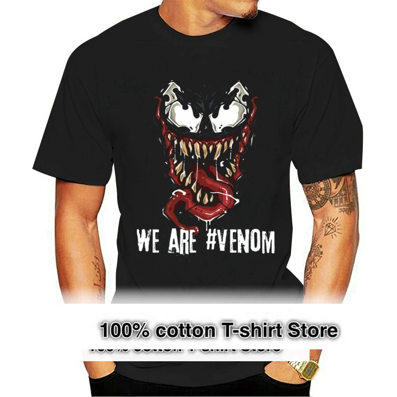 

We Are Venom Shirt Perfect Symbiosis T Shirt Designs Crazy Original Normal Summer O-Neck Short Sleeve Comfortable Shirt