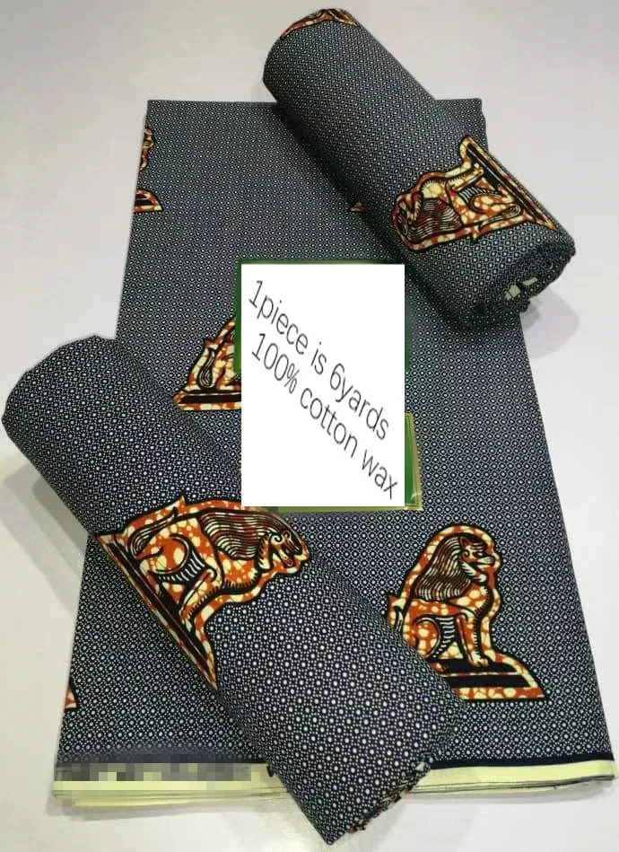 Самая популярная Настоящая Африканская восковая Ткань 100% хлопок в нигерийском