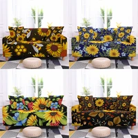 sunflower print sofa cover modern home spandex material stretch couch covers for sofas all inclusive sofa covers living room