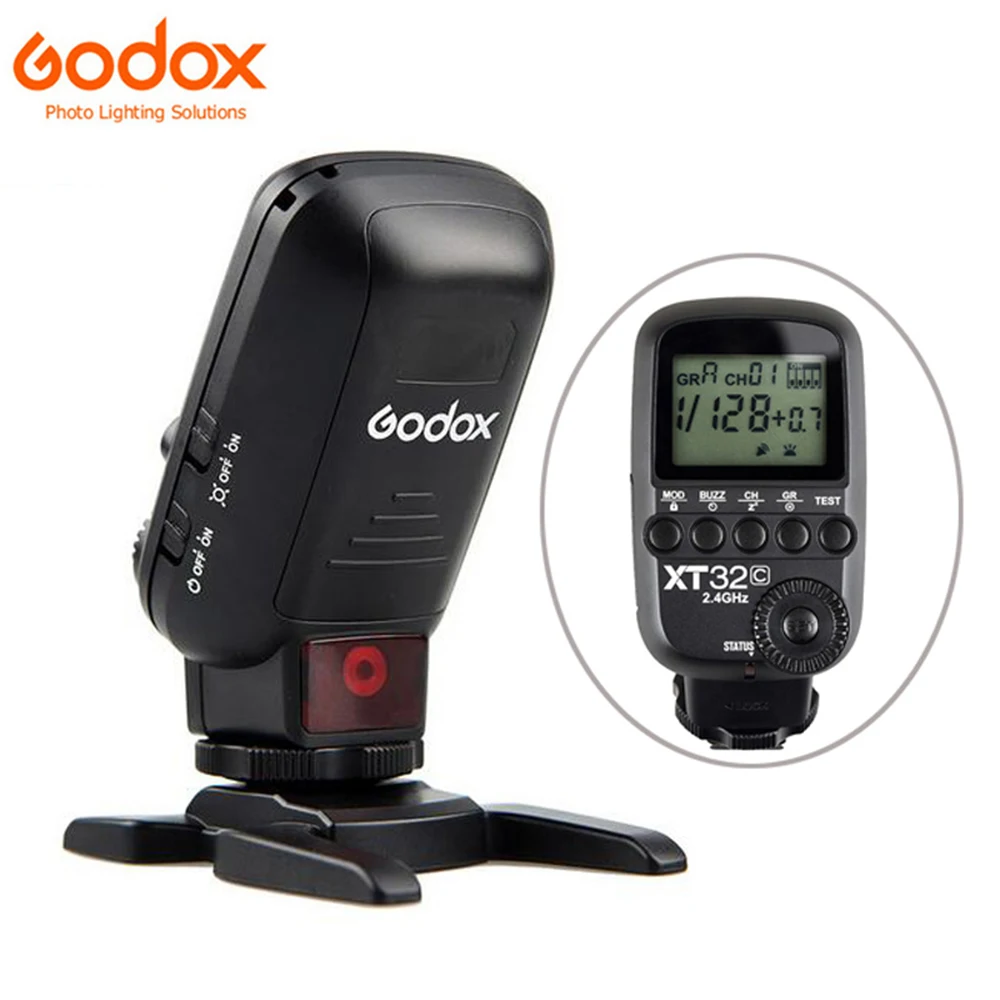 

Godox XT32C 1/8000s HSS 2.4G Wireless Flash Trigger Transmitter for Canon DSLR 1DX 5D Mark II III 6D 7D 60D 550D XTR-16 XTR-16S