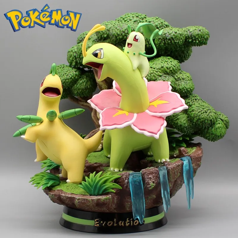 

1/6 29cm Pokemon Figure Anime Meganium Luminous Pvc Statue Model Anime Figurine Cartoon Doll Collection Decorative Kid Toy Gifts