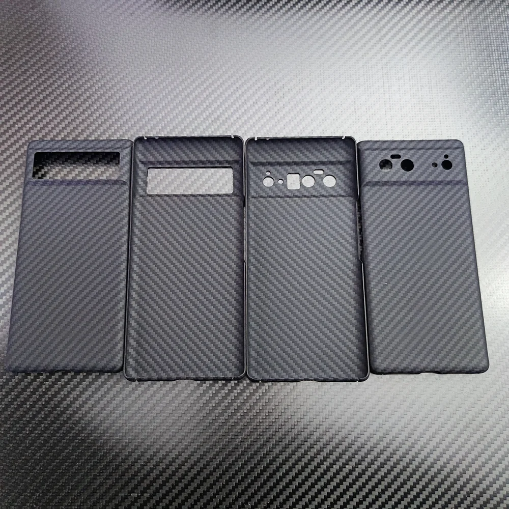Online لجوجل بكسل 6 برو حافظة غرامة هول ألياف الكربون الحقيقي رقيقة جدا الأراميد الألياف غطاء الهاتف لجوجل بكسل 6