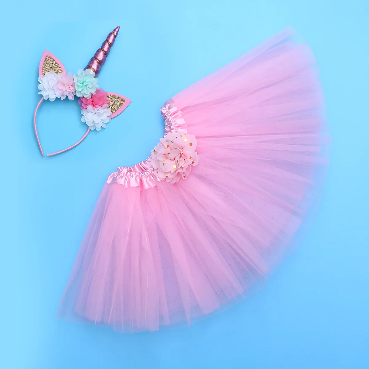 Костюм для детей юбка-пачка с единорогом девочек костюмы на Хэллоуин розовая фея