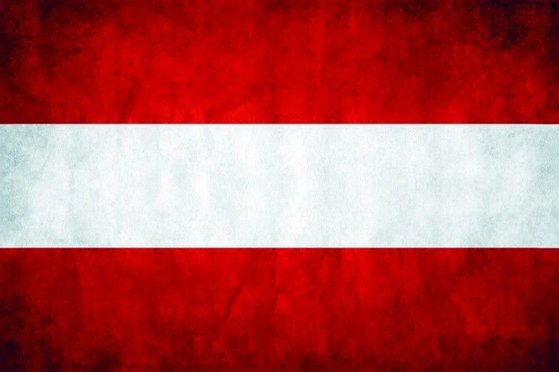 

Austria Flag Tin Sign Shield 20 X 30 CM