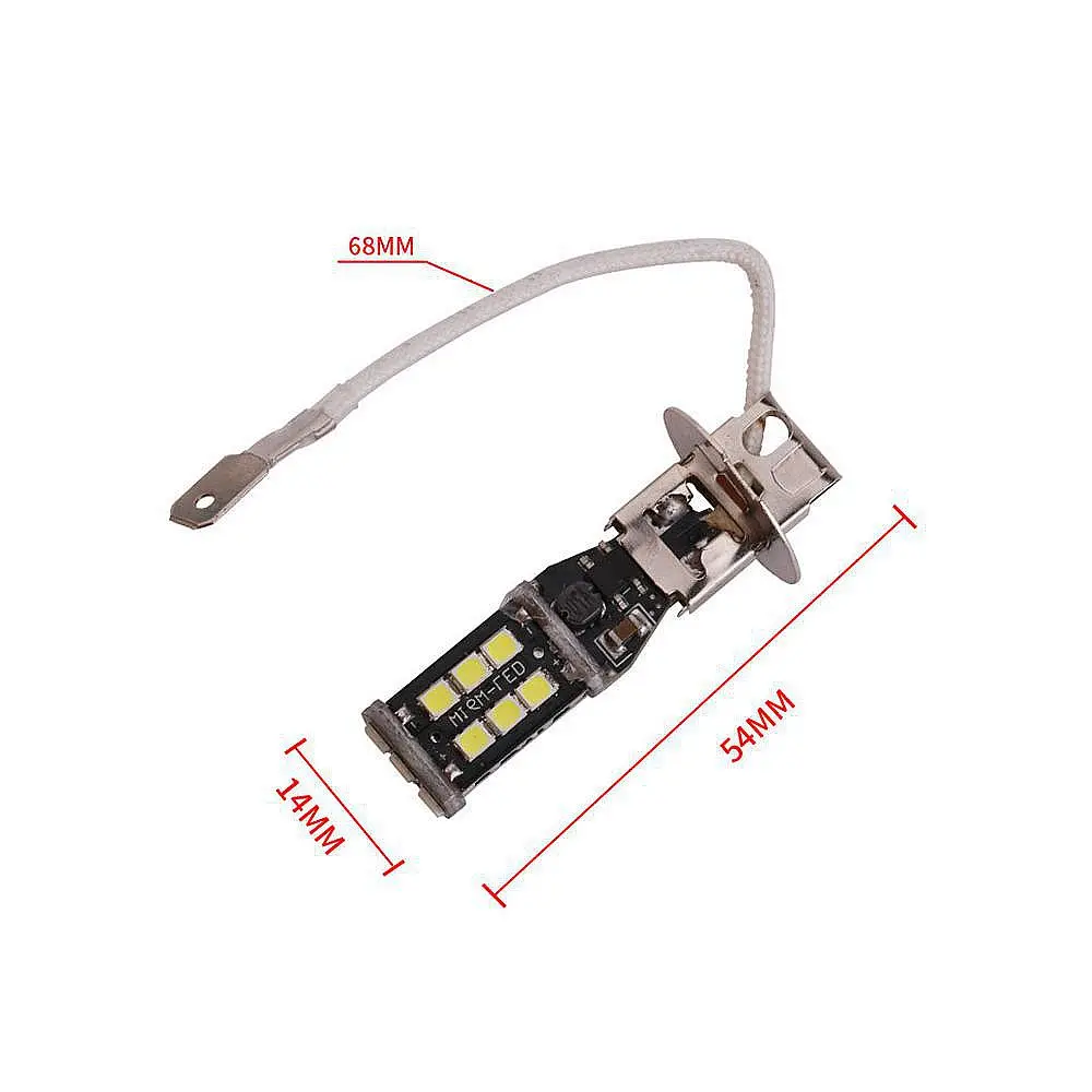 2 шт. Автомобильные противотуманные фары H3 2835 15SMD |