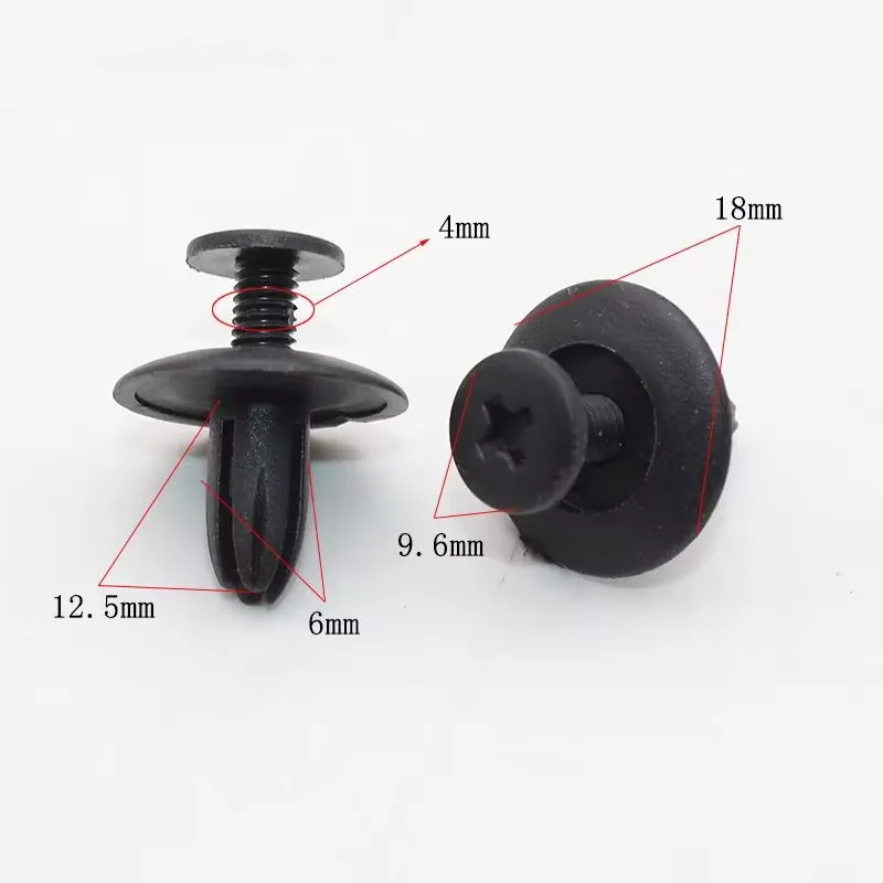 

Расширительные винты с отверстием 6 мм, крепежный зажим для всех автомобилей, бампер, крыло, багажник, белый, серый, бежевый, пластиковая заклепка, универсальная