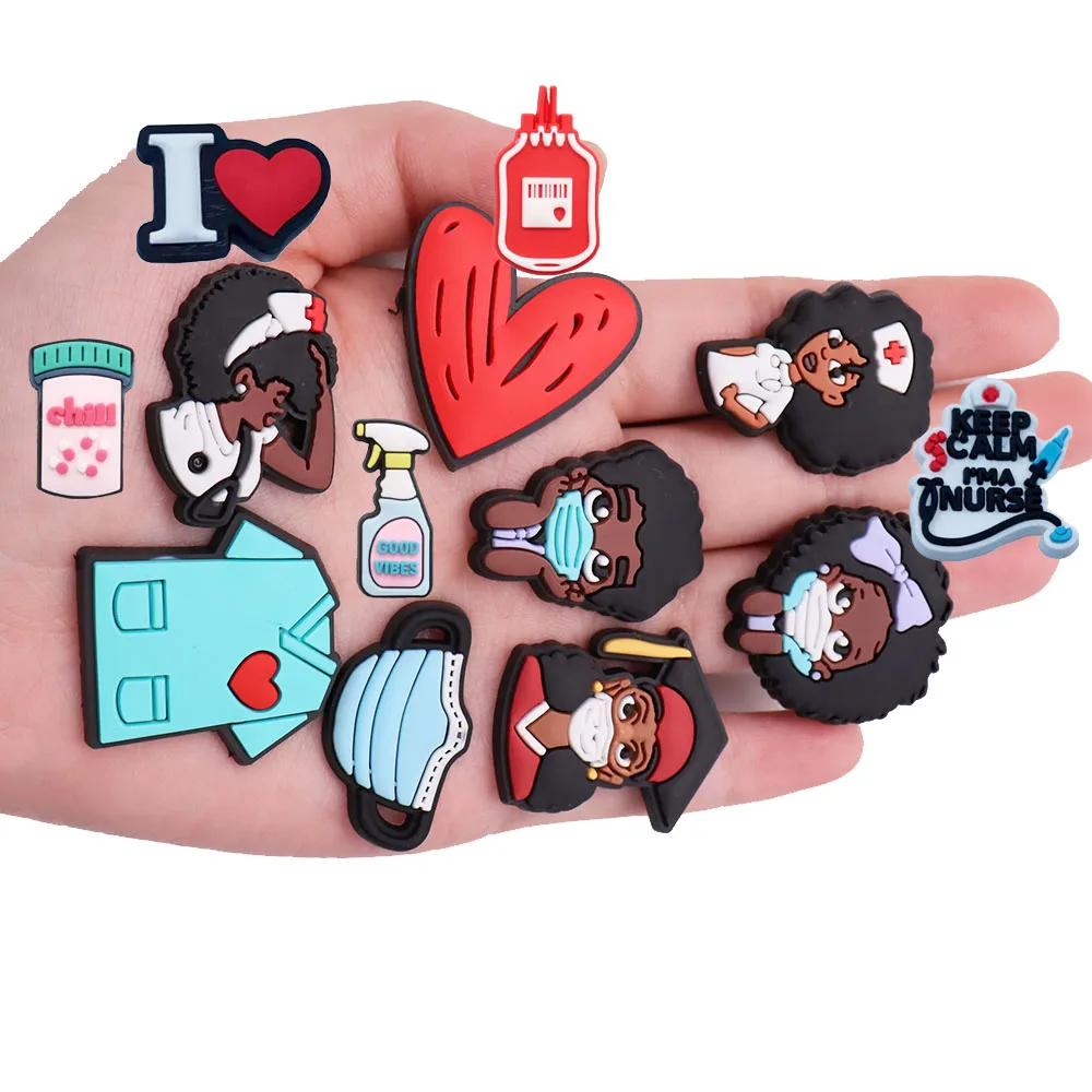 

13 шт., украшения для лица в виде сердца и медсестры