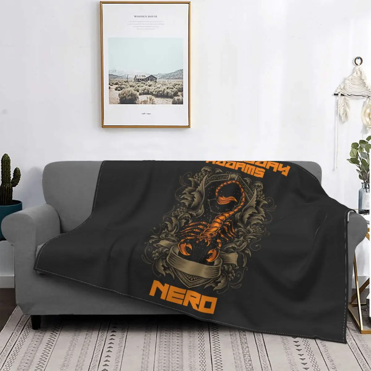 

Wednesday Addams Blanket Velvet Summer Nero Wednesday Art Breathable Thin Throw Blankets For Bedding Travel Plush Thin Quilt