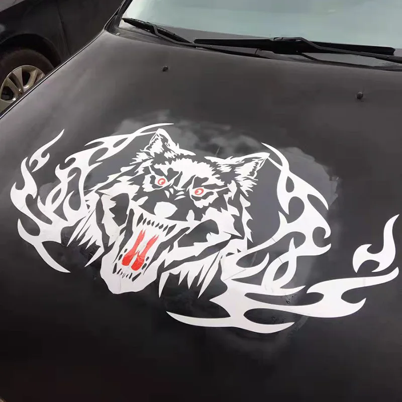 

Стикеры и наклейки для автомобиля Cool wolf fiercely, модная высечка, Виниловая наклейка для боковой двери автомобиля, стильный декор