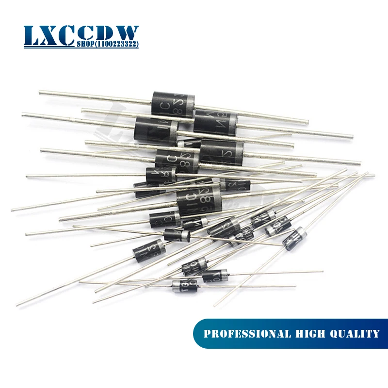 100 шт. 1N4007 1N5819 1N4001 UF4007 FR107 FR157 FR207 1N4004 1N4937 HER107 RL207 1N5817 1N5399 DO-41 RL204 RL205 RL257 FR102