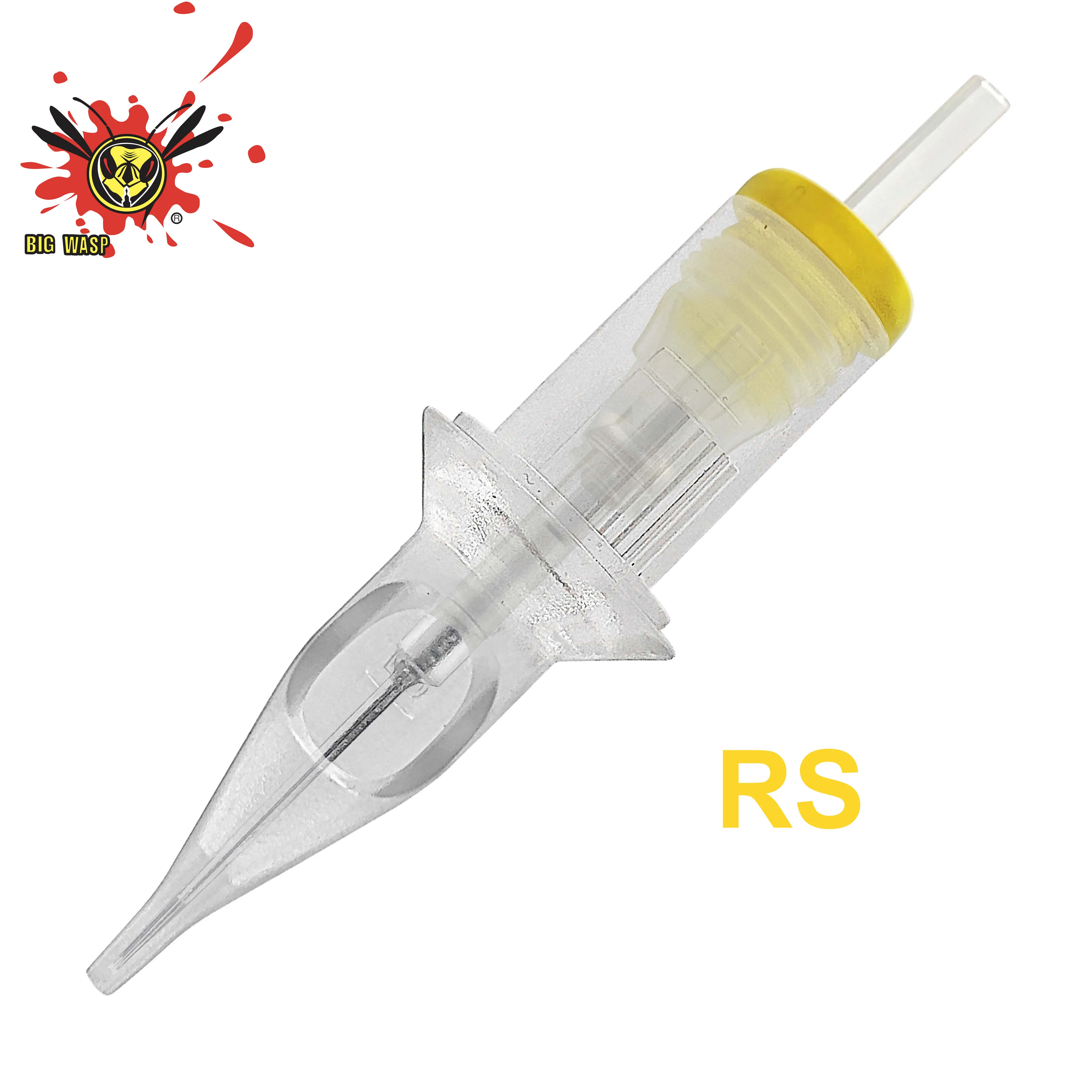 

BIGWASP Tattoo Cartridge Needles Matte RS 20pcs/Lot Disposable Sterilized Safety Cartridge Tattoo Machines