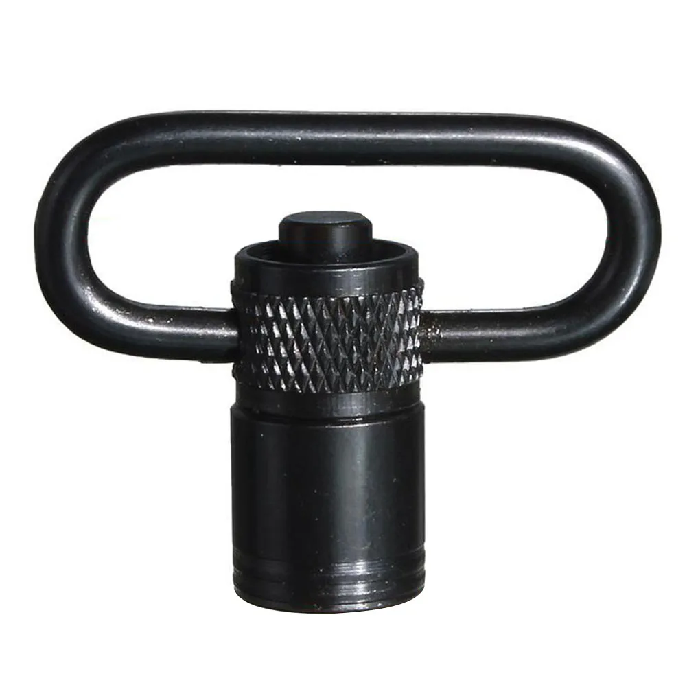 

1pc Metal Quick Detach Release Knurled Sling Buckle with Swivels Stud Strap Connection Carabiner Ring Outdoor Hunting Parts