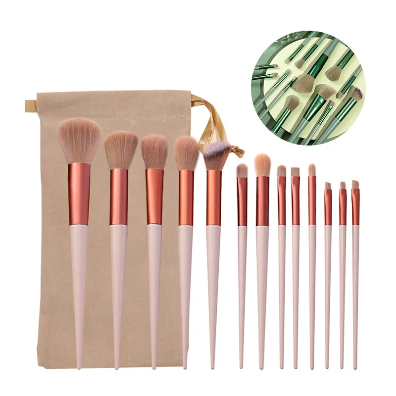 

13Pcs Soft Fluffy Makeup Brushes Set For Cosmetics Foundation Blush Powder Eyeshadow Kabuki Blending Makeup Brush Beauty Tool