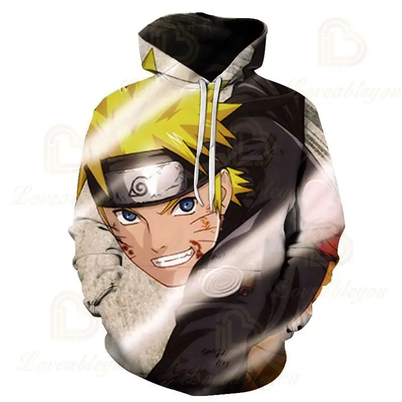 Толстовка унисекс с длинным рукавом повседневный Свободный свитшот аниме