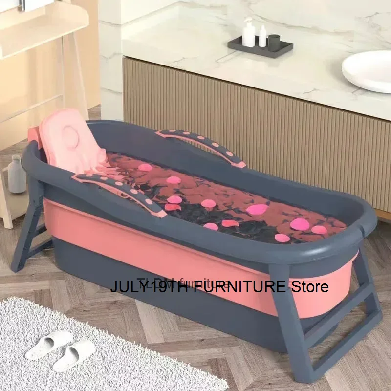 Современная пластиковая Складная Ванна для взрослых раковина ванной бытовая