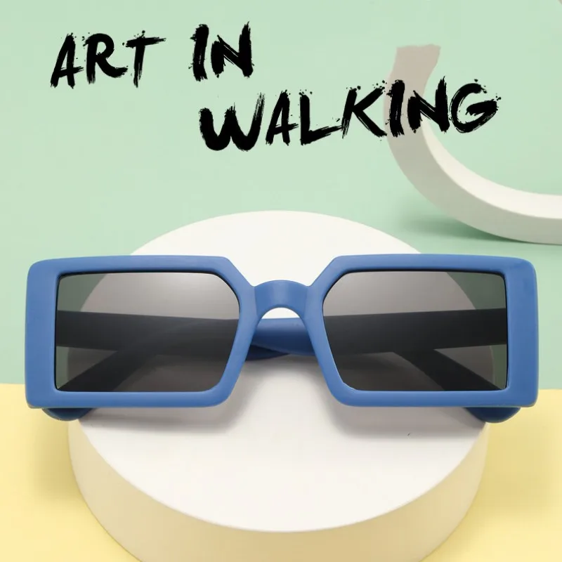 

Vintage Classic Children Square Sunglasses Jelly Color Boys and Girls Anti Ultraviolet Sun Glasses Outdoor Cycling Kid Sunglass