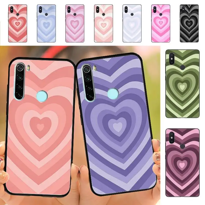 

Love Heart Phone Case for Redmi Note 8 7 9 4 6 pro max T X 5A 3 10 lite pro