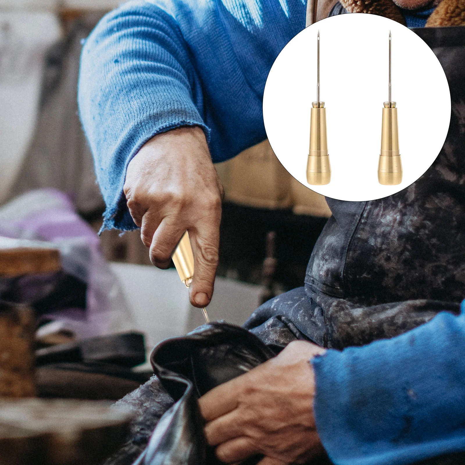 2 шт. инструменты для воблера шила ремонта обуви принадлежности шитья рукоделия