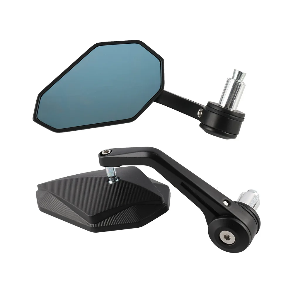 

7/8 "мотоциклетное зеркало заднего вида, боковые зеркала для Ducati Honda CB650R Kawasaki Yamaha MT03 Suzuki SV650 GSXS750 Benelli