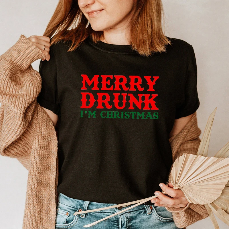 Веселая Рождественская рубашка с надписью I'm Christmas |