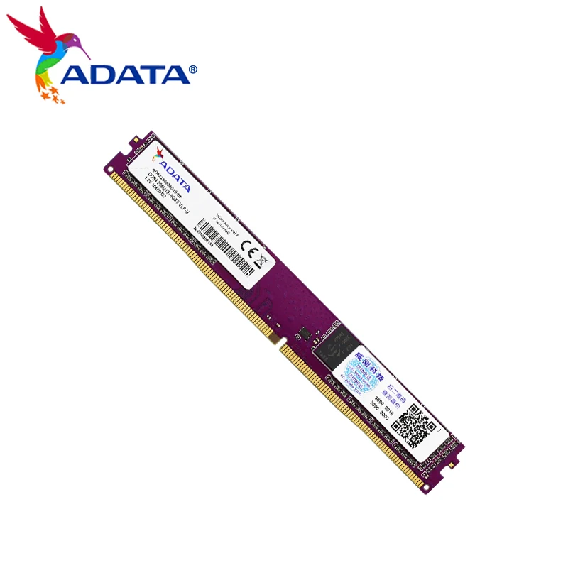 Оригинальная память ADATA Desktop Memoria RAM DDR4 2666 МГц 4 ГБ 8 VLP U-DIMM 288 Pin случайный доступ