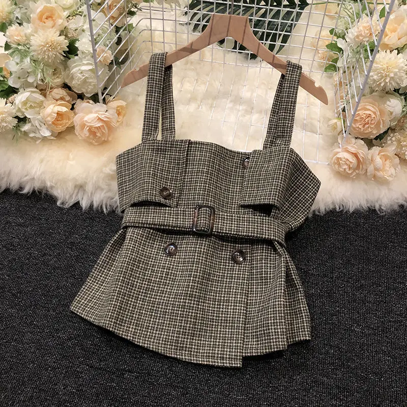 

Новинка 2023, осенне-зимний волшебный теплый жилет, пуловер, женские бесшовные теплые Безрукавки на бретельках, лидер продаж, T275