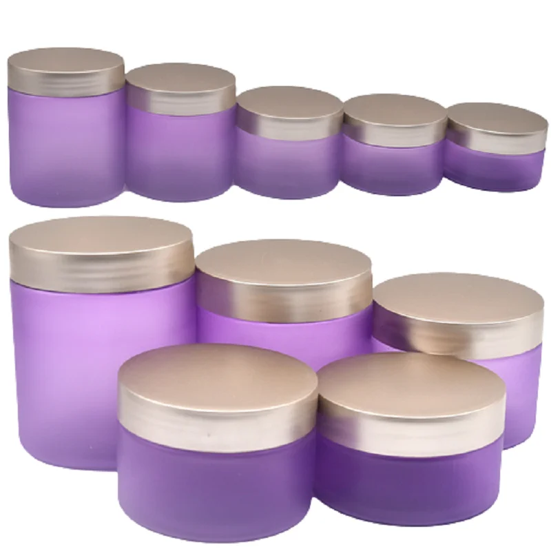 Jars Pot Cosmetic Eye Face Cream Container Rose Gold Lid 25pcs