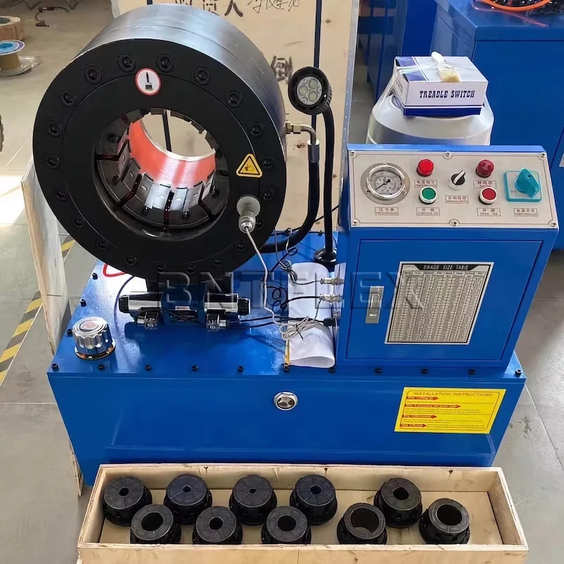 SP60 P20 BNT102 Обжимной станок 220 В 380 Гидравлический обжимной для шлангов