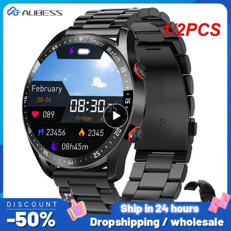 

1/2 шт., мужские водонепроницаемые умные часы с фитнес-трекером