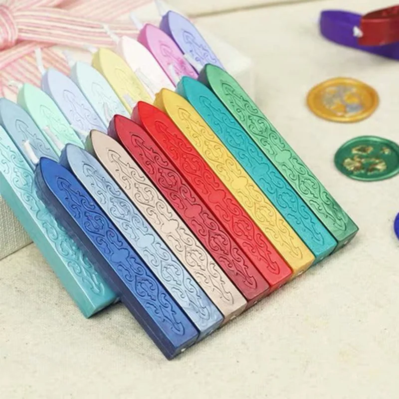 Запечатывающая Восковая Палочка 26 цветов в стиле ретро для букв свадебных