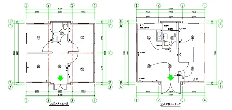 Самая дешевая роскошная модель дома 20 футов 40 сборные модульные расширяемый