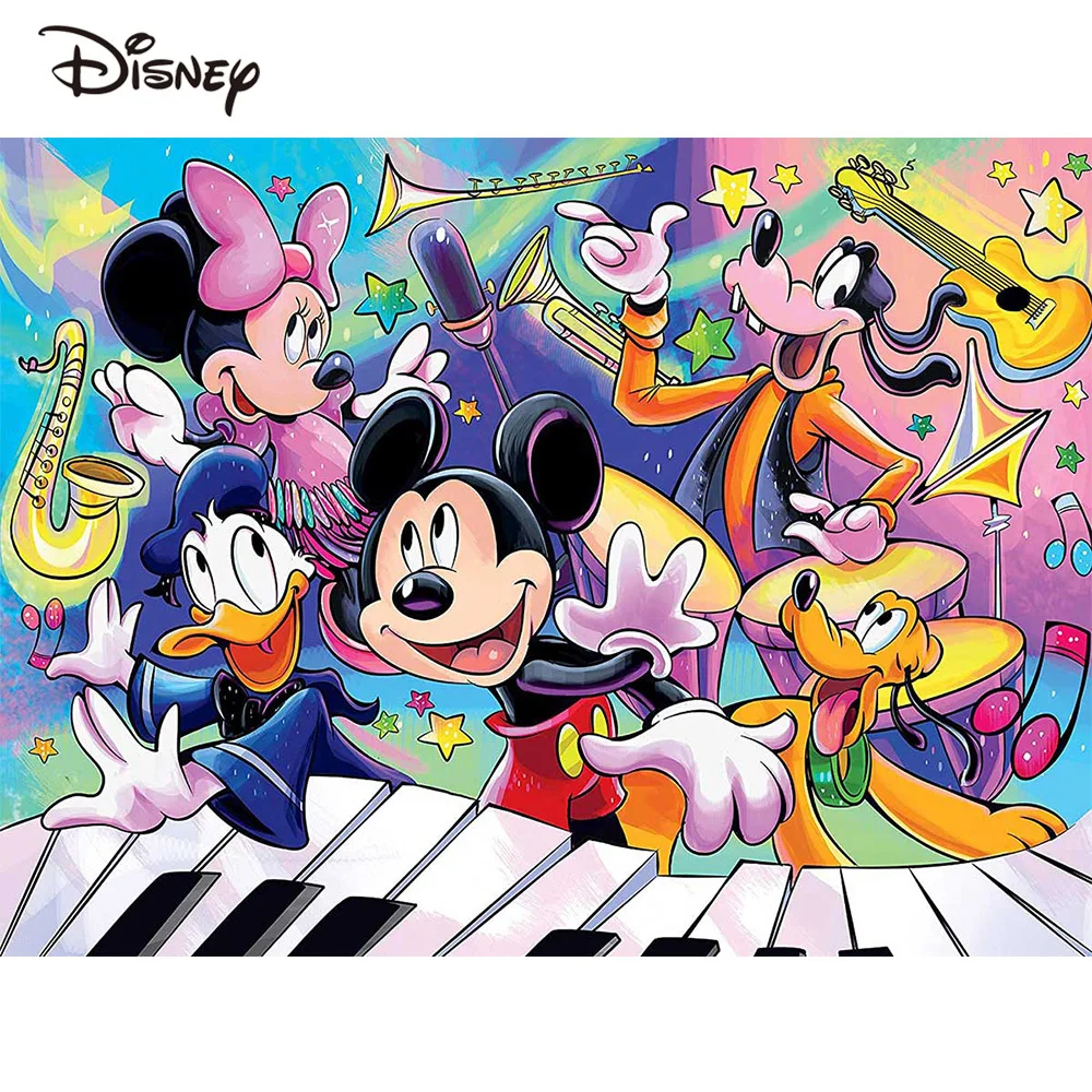 

Disney New Arrival Diamond Embroidery Mickey Mouse Painting Animal Rhinestones Picture Mosaic Cartoon Cross Stitch Handmade Gift