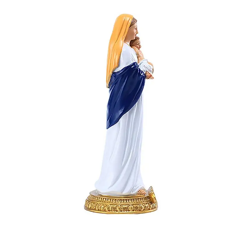 

Mother Mary Statue Madonna With Child Statue Religious Gifts Resin Figurines Christmas Decorations For Living Room Study Office