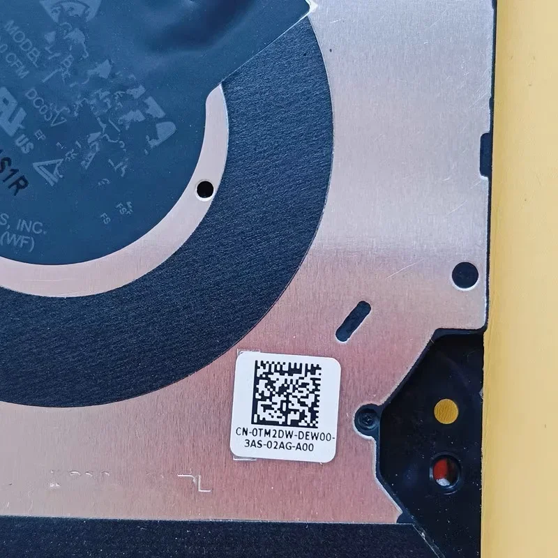 Охлаждающий вентилятор процессора и графического ноутбука для Dell Precision 5680 C7W1C TM2DW