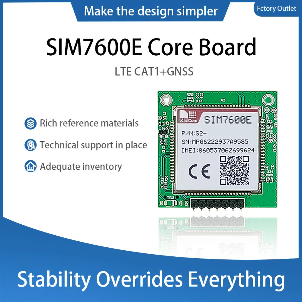 New SIM7600E  board breakout board core model LTE CAT1 module