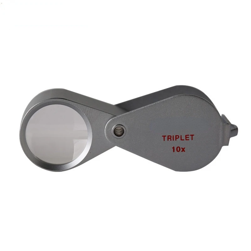 

Миниатюрное оптическое увеличительное стекло M17n, металлическая лупа 10 раз, для ювелирных украшений, каллиграфии и идентификации картины