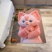 disney cartoon star dailu childrens princess room bedroom full of cute bedside carpet lingna belle customizable floor mat