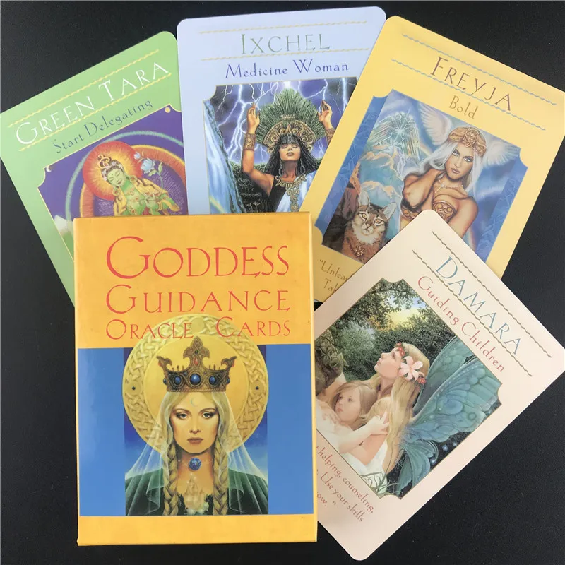 

Goddess Oracle Cards Tarot Card Game For Party Playing Card Table Deck Board Games Guidance Divination Fate Entertainment